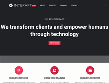 Tablet Screenshot of interapt.com